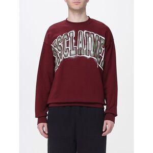 Disclaimer Sweatshirt Men Burgundy